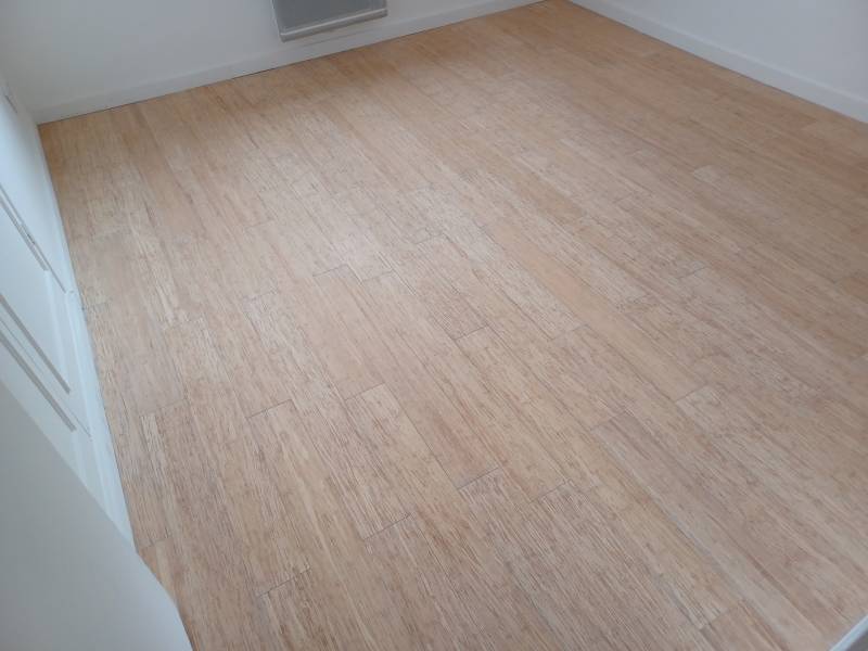 Rénovation d'un parquet en bambou à l'Escale Borely à Marseille