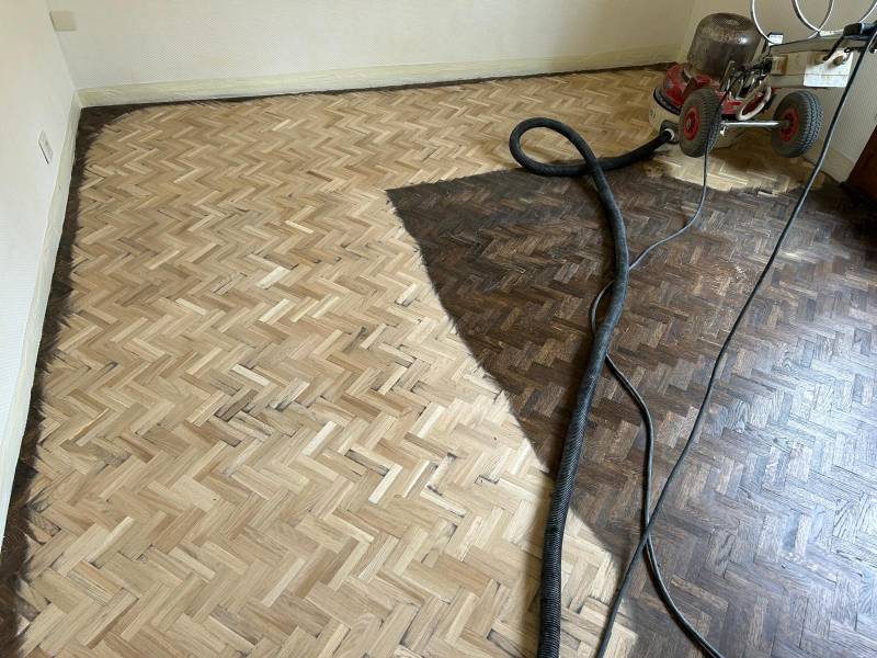 ponçage parquet massif