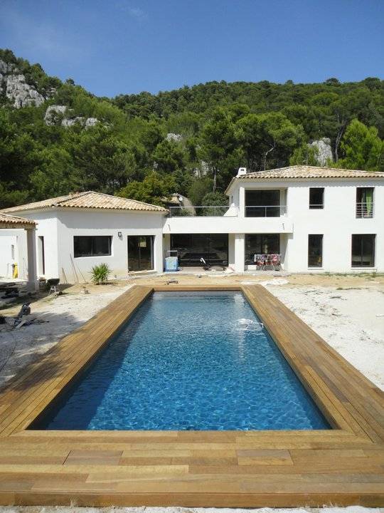 Rénovation d'une terrasse de piscine à Rognes