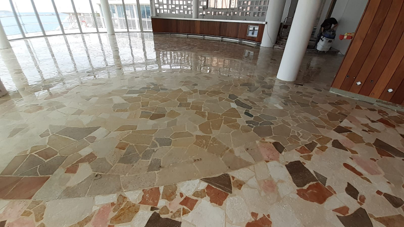 Rénovation au cercle des nageurs sur la corniche à Marseille