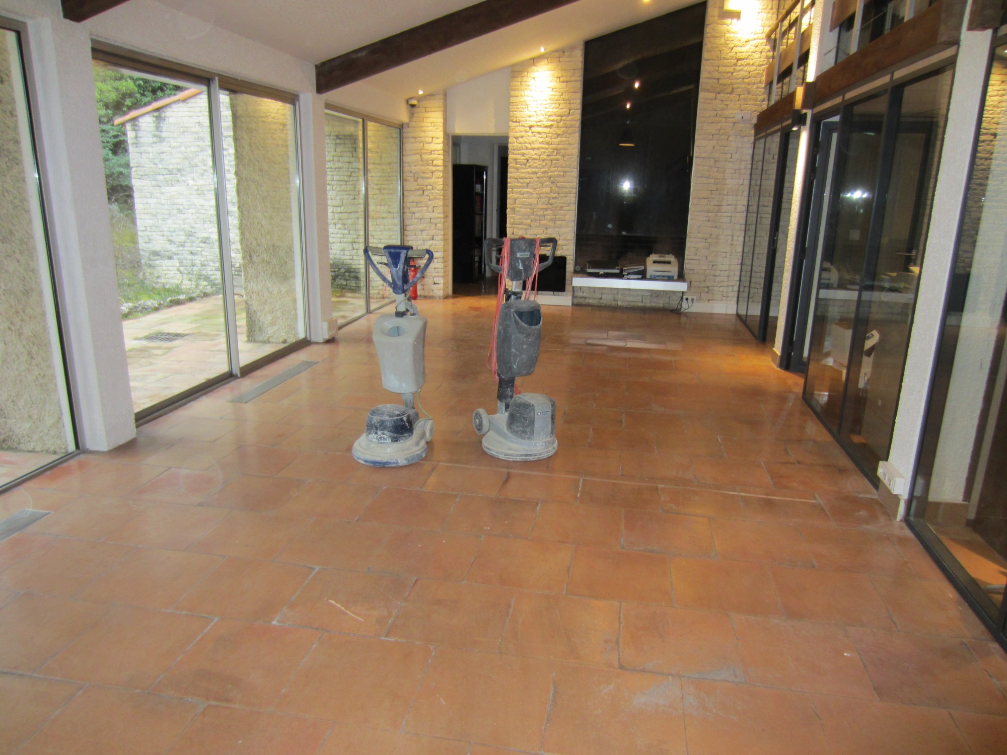 Terre cuite interieure avant decapage